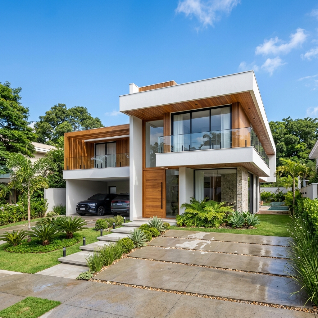 Engenheiro civil registrado no CREA-SC em visita técnica a obra residencial no litoral de Santa Catarina — Navegantes, Itajaí, Balneário Camboriú.